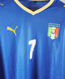 Italy 2007-08 Del Piero Long Sleeve Home Kit (L)