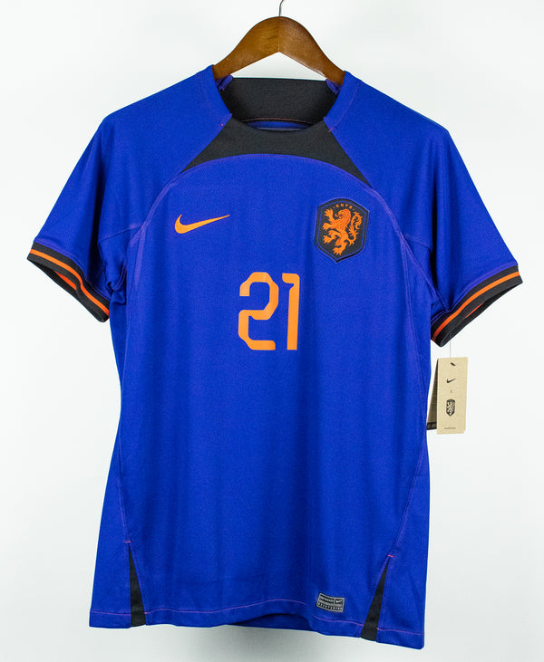 Netherlands 2022 F. De Jong Away Kit W/ Tags (M)