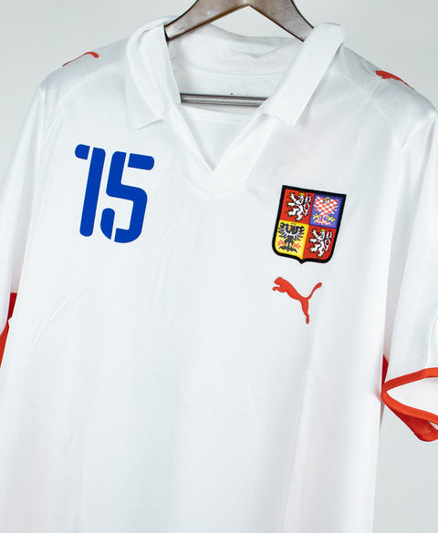 Czech Republic 2008 Baros Player Issue Away Kit W/ Tags (XL)