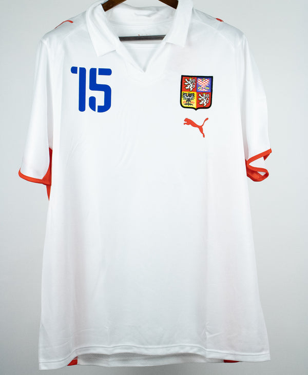 Czech Republic 2008 Baros Player Issue Away Kit W/ Tags (XL)