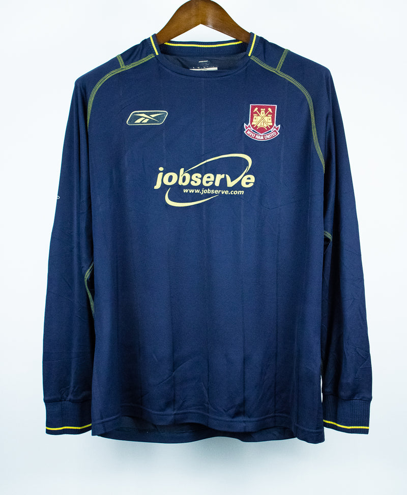 West Ham United 2003-04 Long Sleeve Away Kit (L)