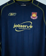 West Ham United 2003-04 Long Sleeve Away Kit (L)