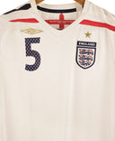 England 2008 Ferdinand Home Kit (YXL)