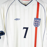 England 2002 Beckham Home Kit (XL)