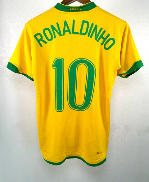 Brazil 2006 Ronaldinho Home Kit (M)