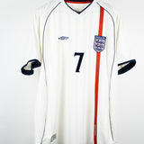 England 2002 Beckham Home Kit (XL)