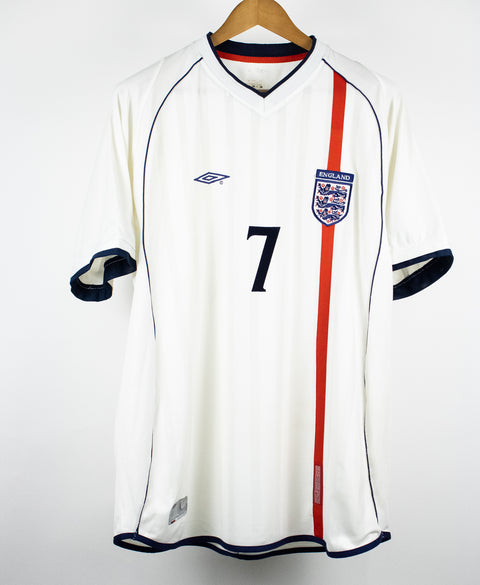 England 2002 Beckham Home Kit (XL)