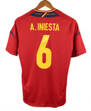Spain 2012 A. Iniesta Home Kit W/ Tags (S )