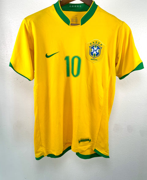 Brazil 2006 Ronaldinho Home Kit (M)