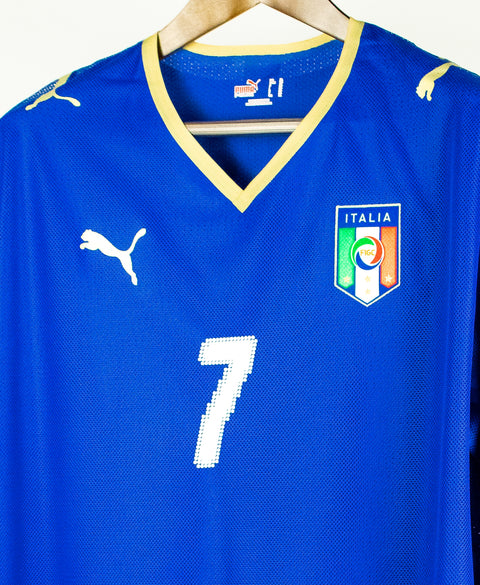 Italy 2008 Del Piero Player Issue Long Sleeve Home Kit W/ Tags (XL)