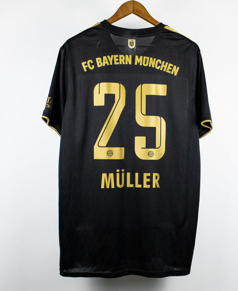 Bayern Munchen 2021-22 Muller Away Kit (2XL)