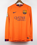 Barcelona 2014-15 Neymar Jr Long Sleeve Away Kit (M)