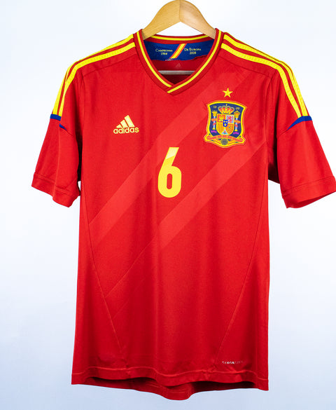 Spain 2012 A. Iniesta Home Kit (M)