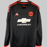 Manchester United 2015-16 Rooney Long Sleeve Third Kit (L)