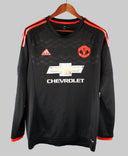Manchester United 2015-16 Rooney Long Sleeve Third Kit (L)