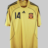 Spain 2008-09 Alonso Away Kit (L)