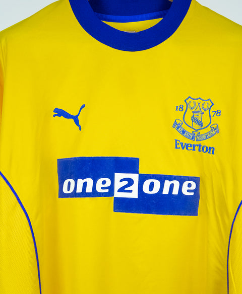 Everton 2000-01 Gascoigne Away Kit (2XL)