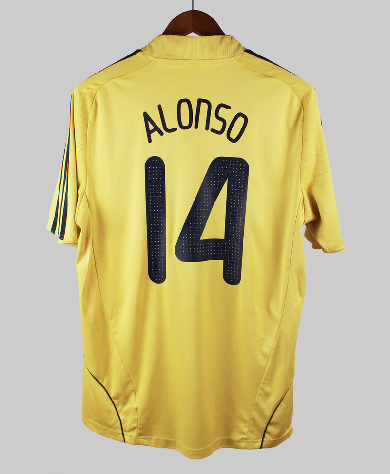 Spain 2008-09 Alonso Away Kit (L)