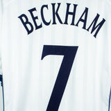England 2002 Beckham Home Kit (XL)