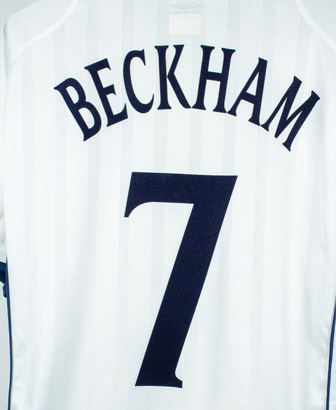 England 2002 Beckham Home Kit (XL)