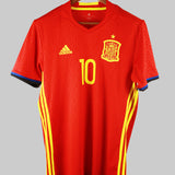 Spain 2015-16 Fabregas Home Kit (M)