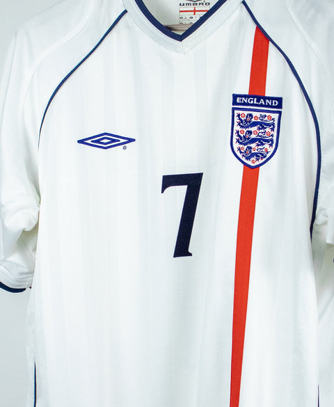 England 2002 Beckham Home Kit (XL)