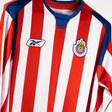 Chivas de Guadalajara 2004-05 O. Bravo Long Sleeve Home Kit (L)