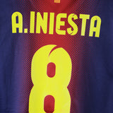 Barcelona 2012-13 Iniesta Home Kit (M)