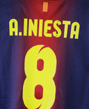 Barcelona 2012-13 Iniesta Home Kit (M)