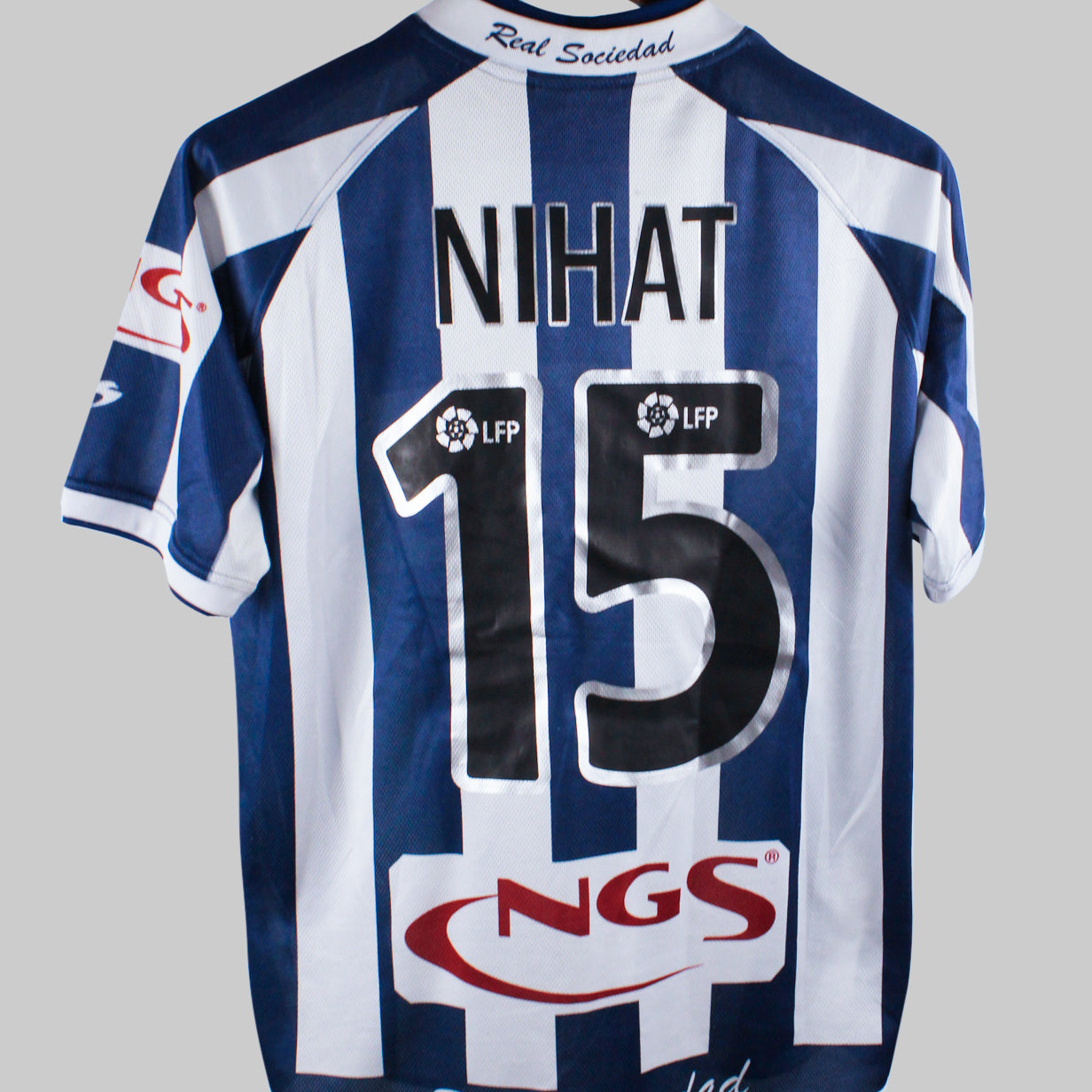 Real Sociedad 2003-04 Nihat Home Kit  (M)