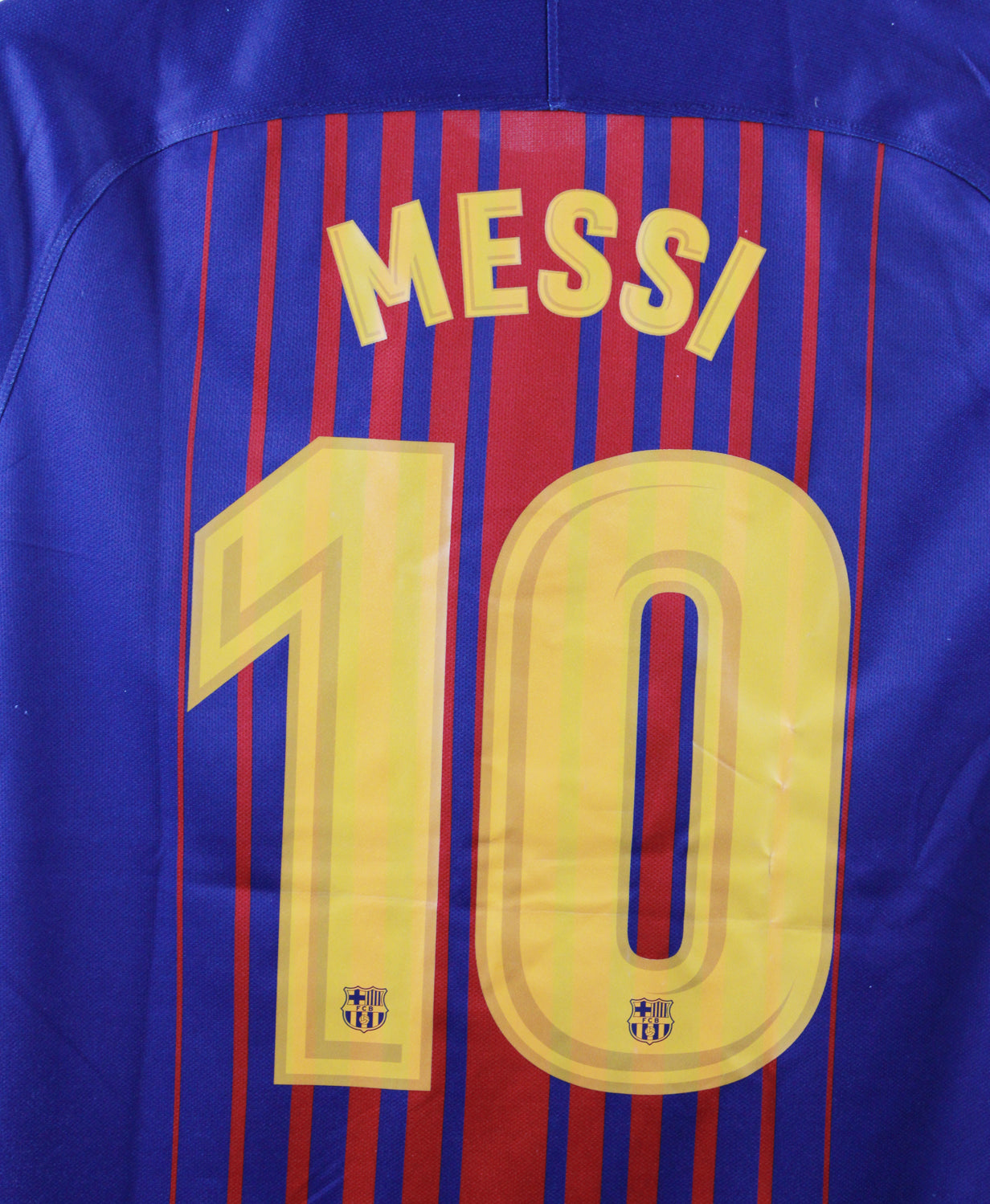 Barcelona 2017-18 Messi Home Kit (M)