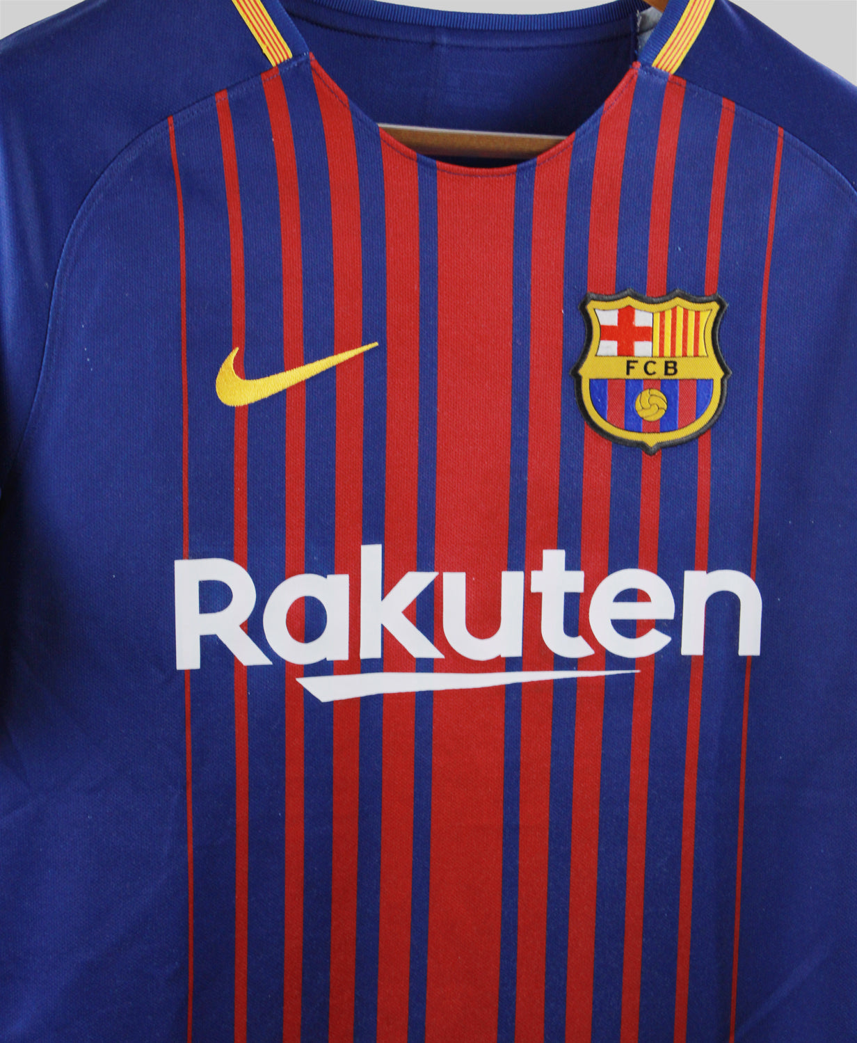 Barcelona 2017-18 Messi Home Kit (M)