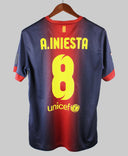 Barcelona 2012-13 Iniesta Home Kit (M)