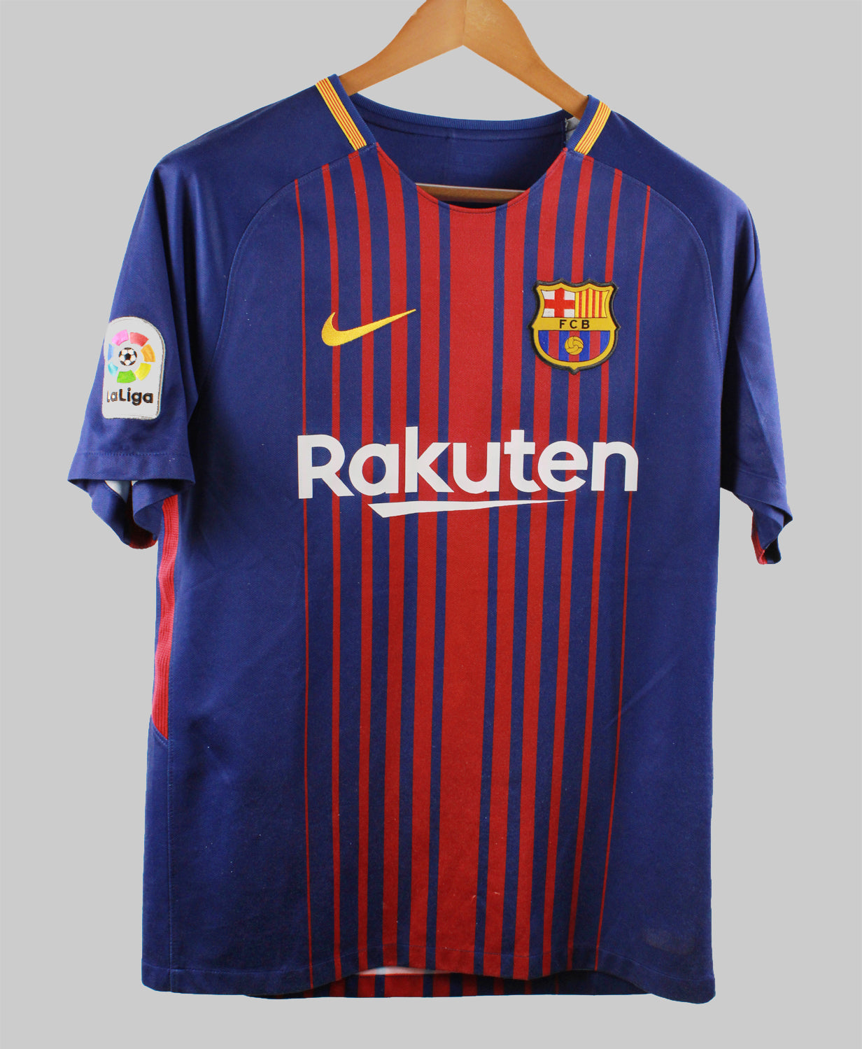 Barcelona 2017-18 Messi Home Kit (M)