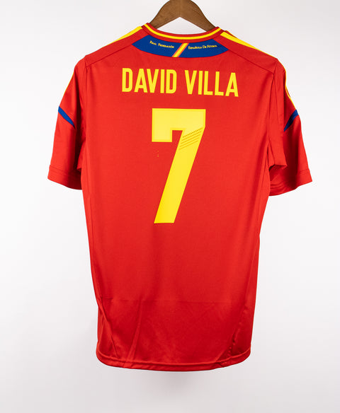 Spain 2012 David Villa Home Kit W/ Tags (M)