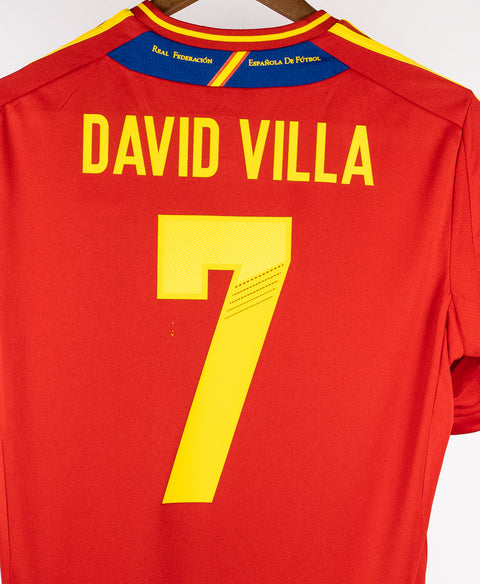 Spain 2012 David Villa Home Kit W/ Tags (M)