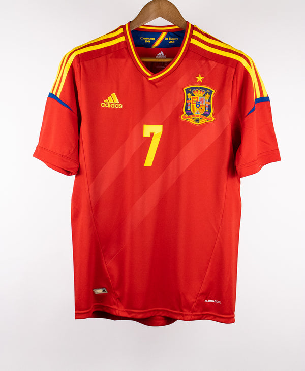 Spain 2012 David Villa Home Kit W/ Tags (M)