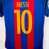 Barcelona 2016-17 Messi Home Kit (YXL)