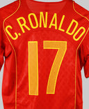 Portugal 2004-05 C. Ronaldo Home Kit (S)
