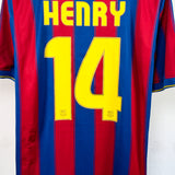 Barcelona 2009-10 Henry Home Kit (XL)