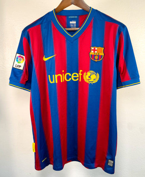 Barcelona 2009-10 Henry Home Kit (XL)