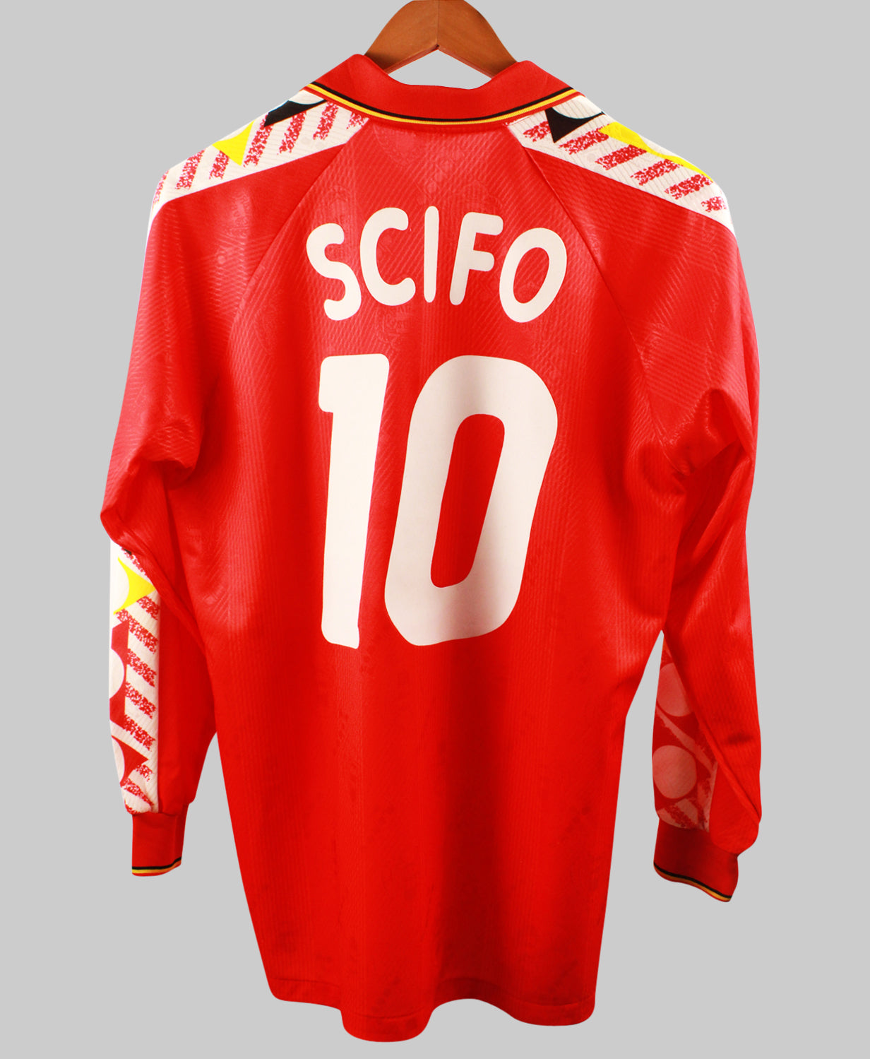 Belgium 1994-95 Scifo Home Kit (L)