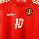 Belgium 1994-95 Scifo Home Kit (L)