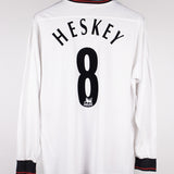 Liverpool 2003-04 Heskey Long Sleeve Away Kit (L)