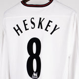 Liverpool 2003-04 Heskey Long Sleeve Away Kit (L)