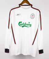 Liverpool 2003-04 Heskey Long Sleeve Away Kit (L)