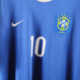 Brazil 2006-07 Ronaldinho Away Kit (XL)