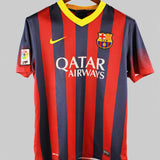 Barcelona 2013-14 Messi Home Kit (M)