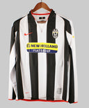 Juventus 2007-08 Nedved Long Sleeve Home Kit (M)