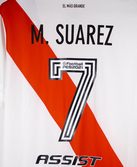 River Plate 2020-21 M. Suarez Player Issue Home Kit W/ Tags (L)